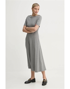 Хлопковое платье, серый Tommy hilfiger