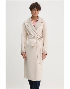 Шерстяное плащ, бежевый Oui