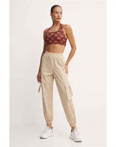 Спортивный бюстгальтер x FARM Rio Performance, коричневый Adidas