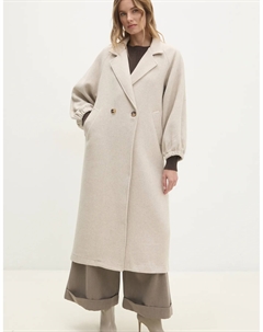 Шерстяное плащ, бежевый Answear lab