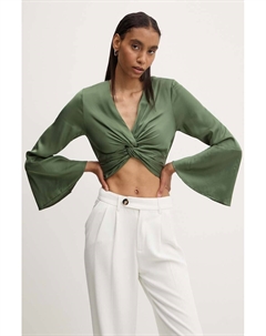 Блуза, зеленый Answear lab