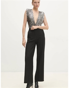 Боди, серебряный Answear lab