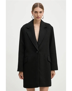 Плащ с добавлением шерсти, черный Boss orange