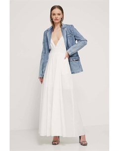 Хлопковое платье, белый Hugo