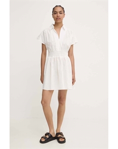 Хлопковое платье, белый Answear lab