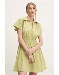Хлопковое платье, зеленый Answear lab