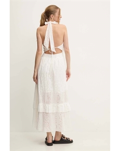 Хлопковое платье, белый Answear lab