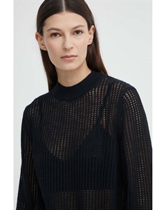 Свитер с добавлением льна, черный Marc o'polo
