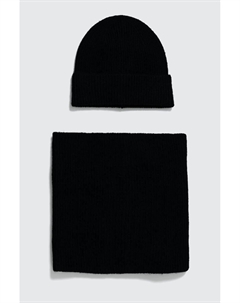 Шапка и утеплитель для шеи, черный Liu jo