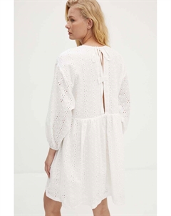 Хлопковое платье, белый Answear lab