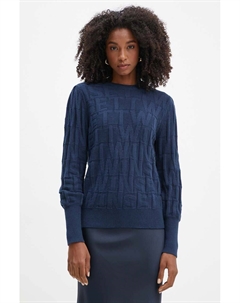 Свитер с добавлением кашемира, темно-синий Twinset
