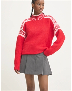 Шерстяной свитер, красный Answear lab