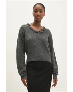 Шерстяной свитер, серый Answear lab