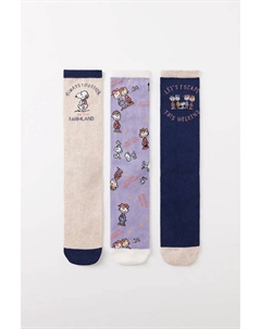 Хлопковые носки GENERIC SOCKS PACKS, 3 шт, темно-синий Women'secret