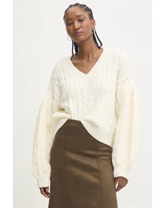 Шерстяной свитер, бежевый Answear lab