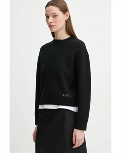 Шерстяной свитер с подтяжками Esther, черный A.p.c.