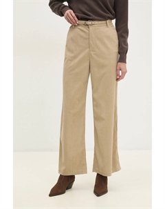 Вельветовые брюки, бежевый Answear lab
