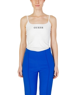 Майка женская на бретелях, белый Guess