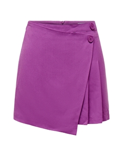Юбка мини с запахом, фиолетовый Only