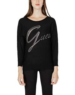 Джемпер с логотипом, черный Guess