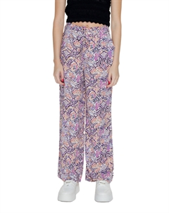 Брюки женские из вискозы с принтом, сиреневый Only