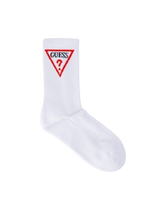 Носки женские с логотипом бренда, белый Guess
