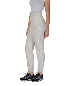 Брюки женские джоггеры спортивные, белый Guess