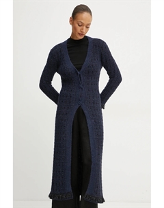 Кардиган с добавлением шерсти, темно-синий Twinset