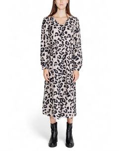 Платье с леопардовым принтом, серый Jacqueline de yong