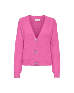Кофта на пуговицах, фуксия Only