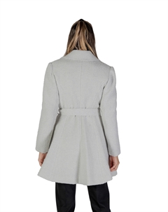 Пальто с поясом, серый Guess