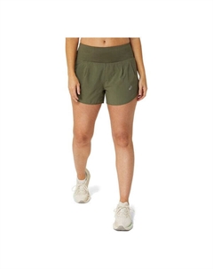Шорты road 3.5inch running shorts 'mantle green', зеленый Asics