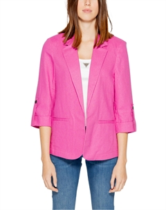 Пиджак с укороченными рукавами, розовый Only