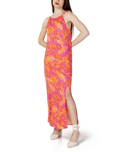 Платье с разрезом, оранжевый Only