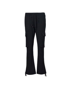 Брюки knit cargo pants 'black', черный Converse