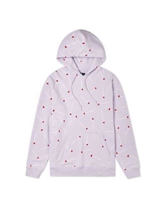 Толстовка v day hoodie 'purple', фиолетовый Converse