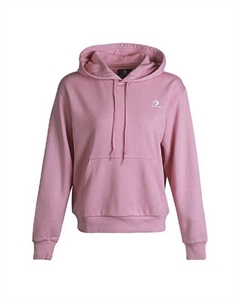 Свитер letter basical hooded sweater pink, розовый Converse