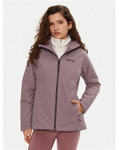 Дождевик стандартного кроя, фиолетовый Jack wolfskin