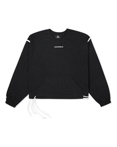 Свитер long sleeve jersey crew 'black', черный Converse