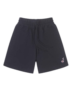 Шорты logo mid length knit short 'black', черный Converse