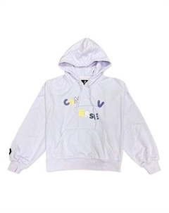 Толстовка chain stitch hoodie 'light purple', фиолетовый Converse