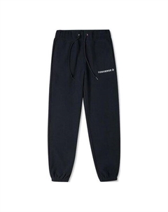 Брюки chevron logo drawstring fleece sweatpants 'black', черный Converse