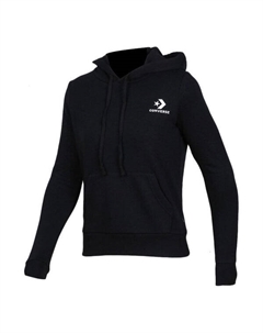 Толстовка star chevron embroidered pullover hoodie 'black', черный Converse