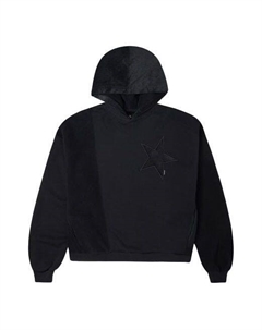 Свитер corduroy splicing solid color sports hoodie black, черный Converse