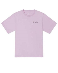 Футболка summer verbiage t-shirt 'purple', фиолетовый Converse