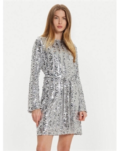 Коктейльное платье стандартного кроя, серебряный Vero moda