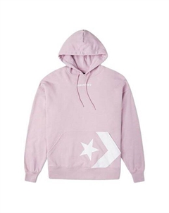 Толстовка star chevron pocket hoodie 'pink', розовый Converse