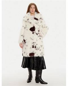 Комфортная посадка шубы, экрю Sisley