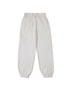 Брюки polar fleece pant 'white', белый Converse