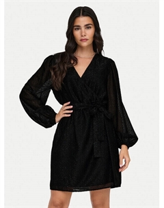 Коктейльное платье стандартного кроя, черный Jdy